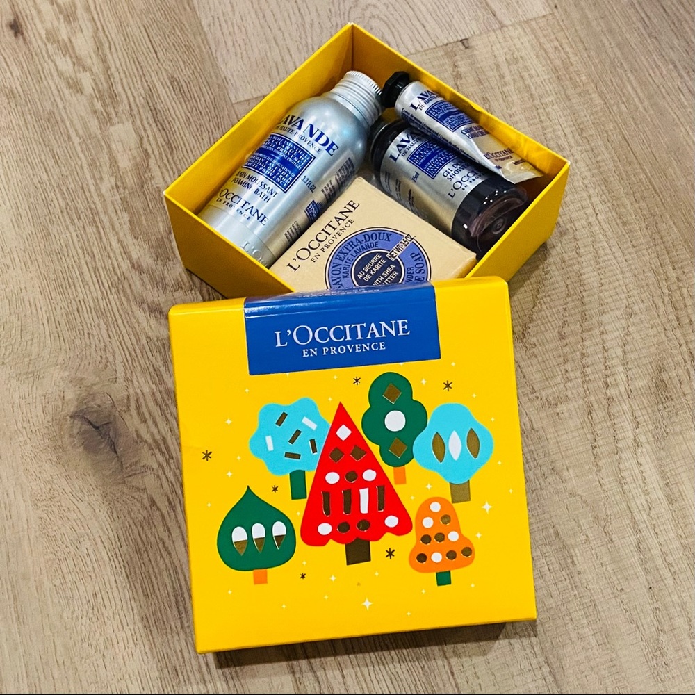 L’Occitane Lavender Travel Soaps, Gel, Hand Cream